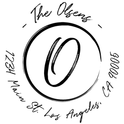 Drawn Circle Letter O Monogram Stamp Sample